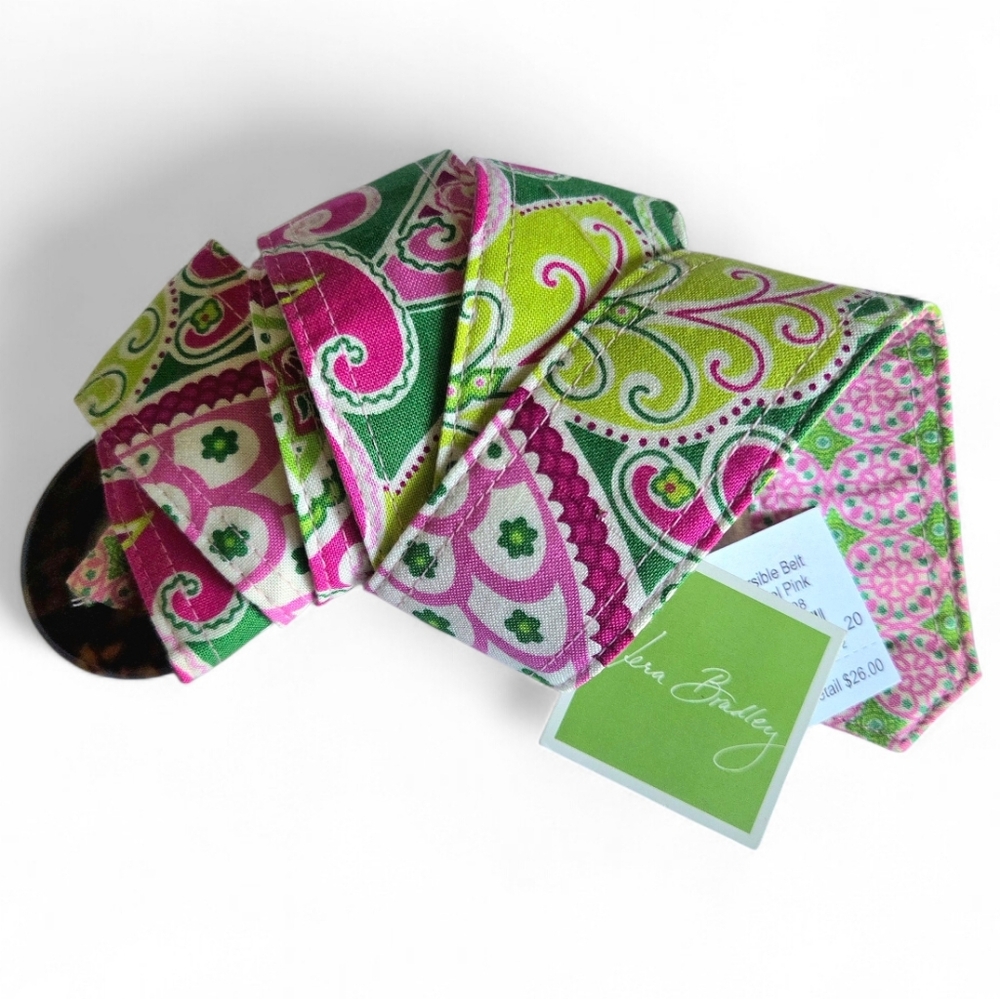 NWT Vera Bradley Reversible Belt Pinwheel Pink